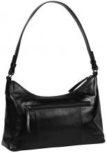 Ledertasche Damen BURKELY Creased Crystal Schwarz 