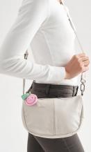 FREDsBRUDER Halbmondtasche klassisch Leder Take a Smile schwarz 