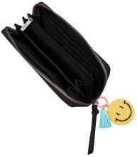 Portemonnaie FREDsBRUDER Leder schwarz groß Take A Smile