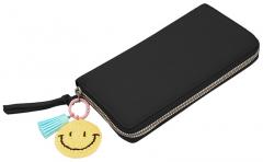 Portemonnaie FREDsBRUDER Leder schwarz groß Take A Smile