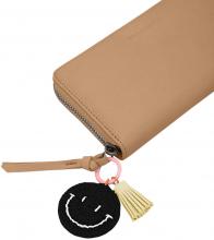 Take A Smile Wallet FREDsBRUDER Longbörse Smiley hellbraun