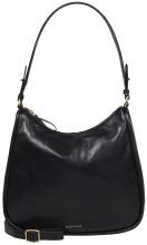 Burkely Damentasche Leder Vintage Veda Hobo Black