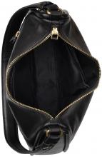Burkely Damentasche Leder Vintage Veda Hobo Black