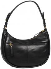 kompakte Ledertasche Damen BURKELY Vintage Veda schwarz 