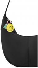 schwarze FREDsBRUDER Schultertasche Take A Smile Leder Glanz
