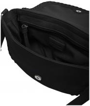 FREDsBRUDER Saddle Bag schwarz Überschlagtasche Calm Prägung