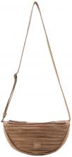 FREDsBRUDER Crossbody Bag Riffel caramel Leder Halfmoon braun