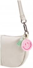 weiße Halfmoon Bag FREDsBRUDER Take a Smile Marshmallow Leder halbrund