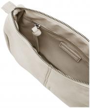 weiße Halfmoon Bag FREDsBRUDER Take a Smile Marshmallow Leder halbrund