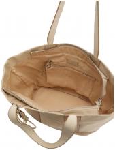 geräumiger Shooper FREDsBRUDER Canvas beige Leder recycelt Carry Me Everywhere