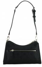 Guess Top Zip Shoulder Bag Cresidia II Dark Taupe Logoprägung