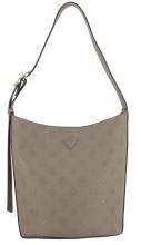 trendige Bucket Bag Guess Cresidia II Dark Taupe Logo