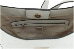 Guess Hobotasche offwhite Bone Logo Cresidia II Prägung