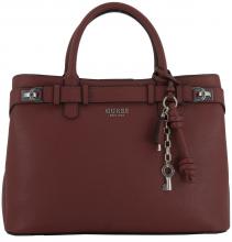 Kurzgrifftasche Girlfriend Satchel Gregoria Cognac Guess braun