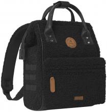 kuscheliger Tagesrucksack Cabaia Dhaka Adventurer Small schwarz Fell