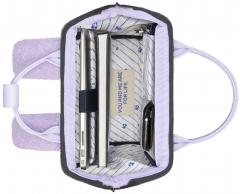 Cabaia Mädchenrucksack Fell Lila Cleveland Molle Vordertasche Purple