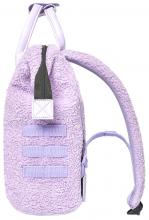 Cabaia Mädchenrucksack Fell Lila Cleveland Molle Vordertasche Purple