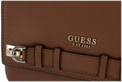 Guess Schultertasche Gregoria Crossbody Flap Cognac braun