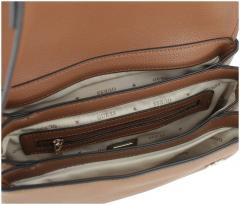 Guess Schultertasche Gregoria Crossbody Flap Cognac braun