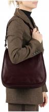 Burkely Schultertasche Vintagre Veda Cherry Dunkelrot