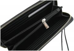 geprägte Langbörse Guess Cresidia II Black Logo schwarz 