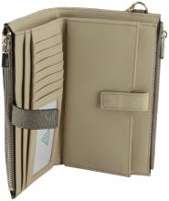 große Geldbörse Guess Cresidia II SLG Dark Taupe Logoprägung 
