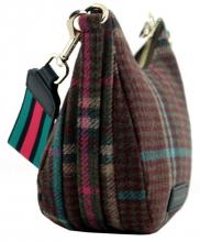 Schultertasche in karierter Filzoptik bunt Tommy Hilfiger Life Shoulder Bag Check