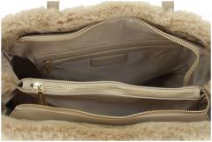 Shopper flauschig Mario Valentino beige Special Fadia Patch