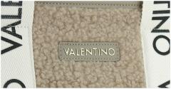 Valentino Shoppertasche Kunstfell Camy Special taupe Webband 