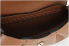 Crossovertasche Saffianooptik schwarz Guess Amorette Überschlag