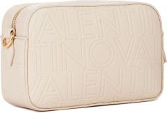 Mario Valentino Kameratasche Pansy elegant Prägung taupe