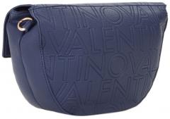 Halbmondtasche zweigeteilt Mario Valentino Pansy taupe Prägung