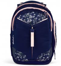 Schultaschenset Satch Match Bloomy Breeze dunkelblau Blumenprint