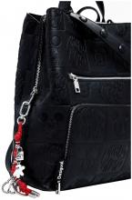 All Mickey negro Damenrucksack Desigual schwarz Prägung Sumy All Mickey negro Damenrucksack Desigual schwarz Prägung Sumy