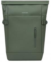 Kapten and Son urbaner Laptoprucksack Helsinki Dusty Green gummiert