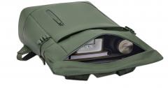 Kapten and Son urbaner Laptoprucksack Helsinki Dusty Green gummiert