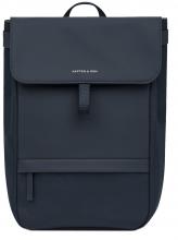 Kapten and Son FLN kompakter Rucksack mit Überschlag Navy Blue