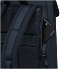 Kapten and Son FLN kompakter Rucksack mit Überschlag Navy Blue