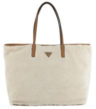 Guess Victtoria Shoppertasche variabel Teddyfell Natural Cognac