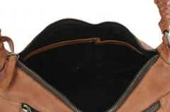 Schultertasche in Flechtoptik grün Harbour 2nd Fashion Lights Neve Leaf