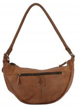 Harbour 2nd dunkelgrüne Knautschtasche Flechtoptik Maelia Leaf Fashion Lights