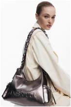 schimmernde Beuteltasche Montville Desigual Brushed Silver mettalic