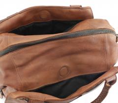 Harbour 2nd  dunkelgrüne Damenhandtasche Flechtmuster Fashion Lights Sestilia Leaf