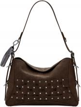 Desigual Hobotasche Paisley dunkelbraun Etui New Patch 2 Choco Nieten