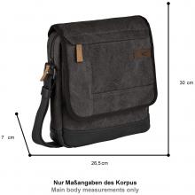 Camel Active Stofftasche Crossover Air Medium Dark Grey Canvas