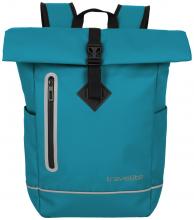 Travelite Roll-Up Rucksack Basics Plane Harbor Blue