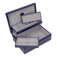 Windrose Merino Moda Charmbox Schmuckkassette dunkelblau 