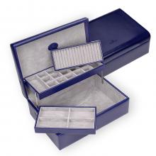 Windrose Merino Moda Charmbox Schmuckkassette dunkelblau 