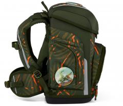 Ergobag Schultaschenset ExBärdition Dschungelprint grün orange