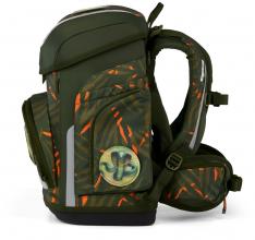 Ergobag Schultaschenset ExBärdition Dschungelprint grün orange